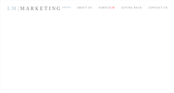 Desktop Screenshot of lmmarketingdc.com